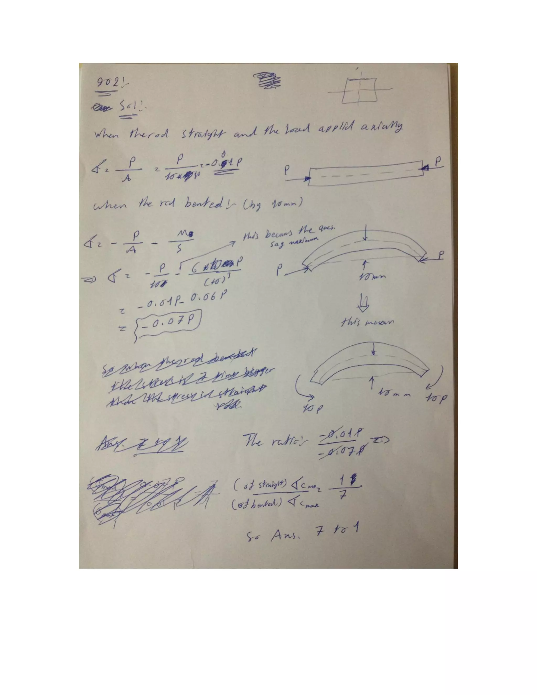 strength of materials singer and pytel solution manual (chapter 9 ) PDF