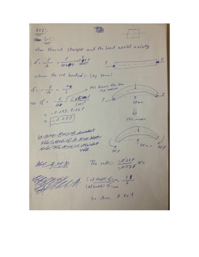 strength of materials singer and pytel solution manual (chapter 9 ) PDF