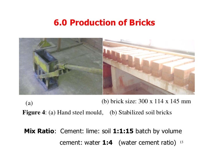 Strength of Natural Soil Bricks
