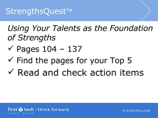 Strengths Quest Session