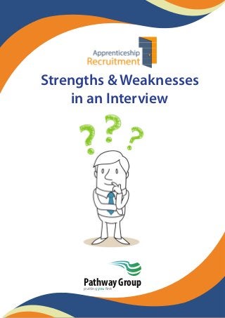 Strengths & Weaknesses
in an Interview
Pathway Groupputting you first
 