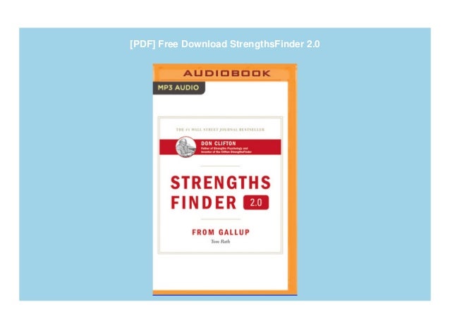 [PDF] Free Download StrengthsFinder 2.0
