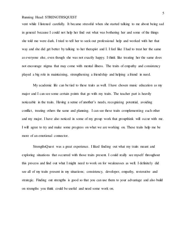 Clifton strengths test picture