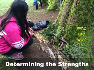 Determining the Strengths
Who
are
we?
 