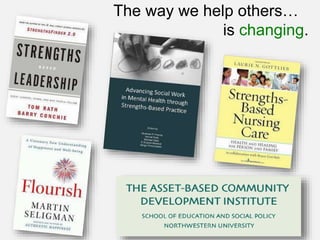 The way we help others…
is changing.
 