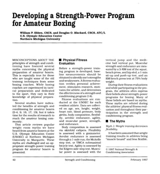 Strength training for boxing