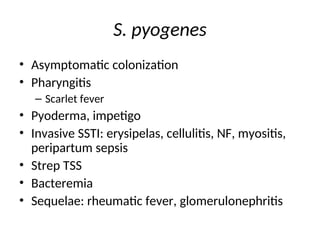 Strept Pyoderma Comprehensive Overview of Streptococci and Enterococci Infections and ...