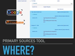 WHERE?
PRIMARY SOURCES TOOL
16
 