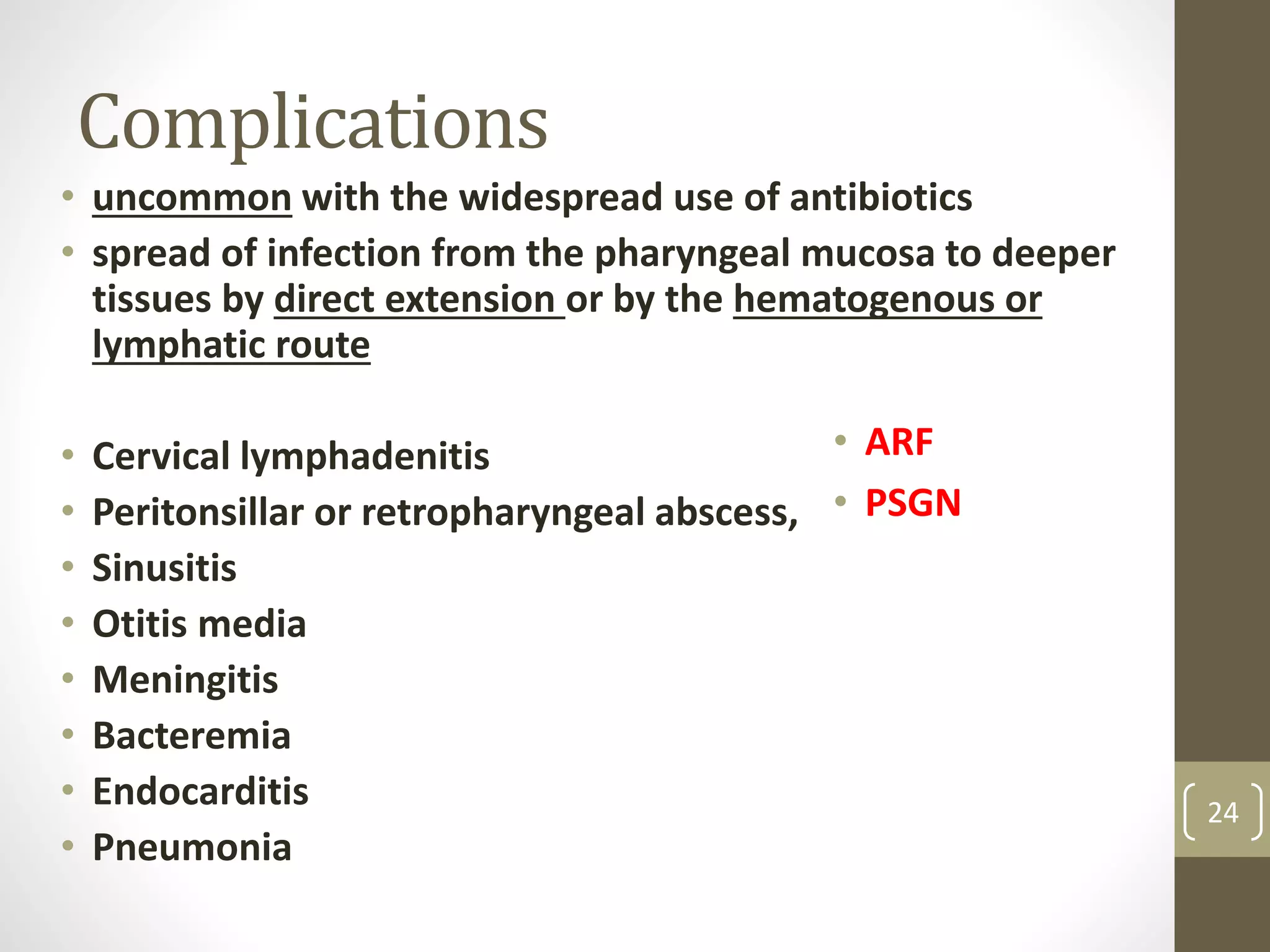 Streptococcal infections | PPSX