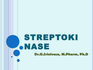 STREPTOKI
NASE
Dr.U.Srinivasa, M.Pharm, Ph.D
 