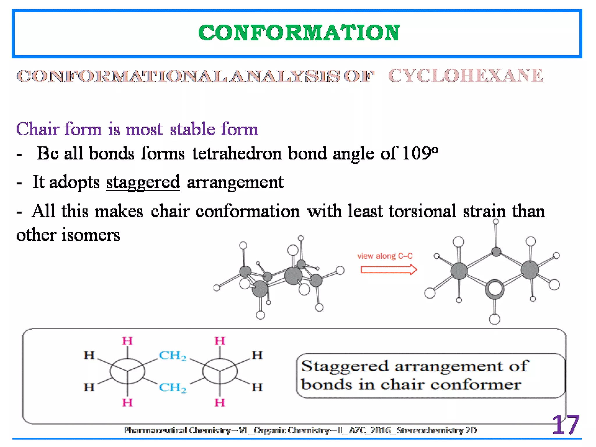 Conformational isomers