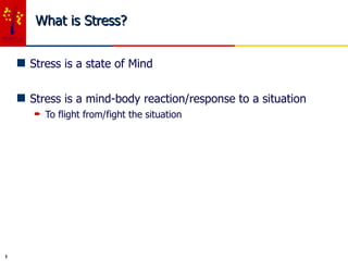 What is Stress? ,[object Object],[object Object],[object Object]