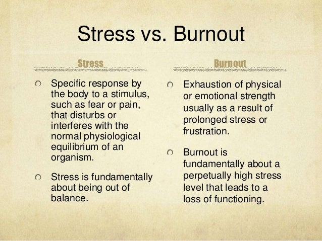 stress management in the work place