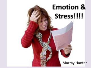 Emotion &
 Stress!!!!




   Murray Hunter
 