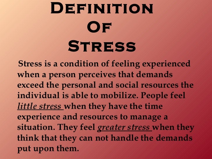 Stress Management for teachers