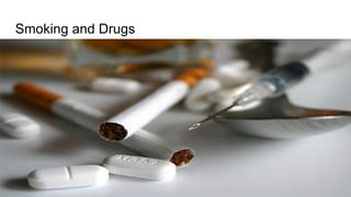 Stress Management
Mohammad Tawfik
#WikiCourses
Http://WikiCourses.WikiSpaces.com
Smoking and Drugs
 