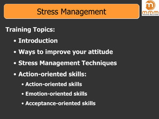 Stress Management ,[object Object],[object Object],[object Object],[object Object],[object Object],[object Object],[object Object],[object Object]