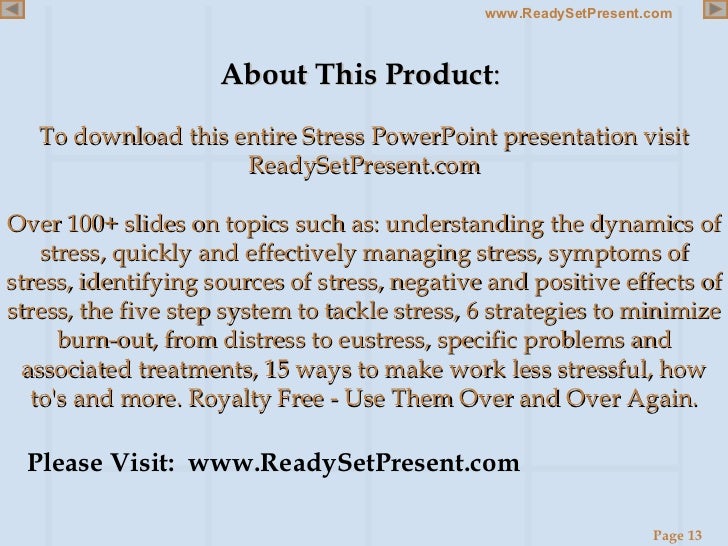 stress powerpoint
