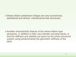 Stress ribbon-bridges | PPTX