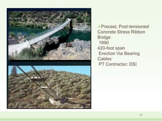 Stress ribbon-bridges | PPTX
