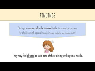 Siblings of Children with Special Needs | PPTX