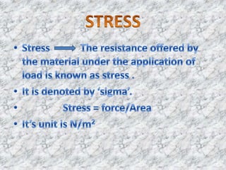 Stress strain diagram | PPTX