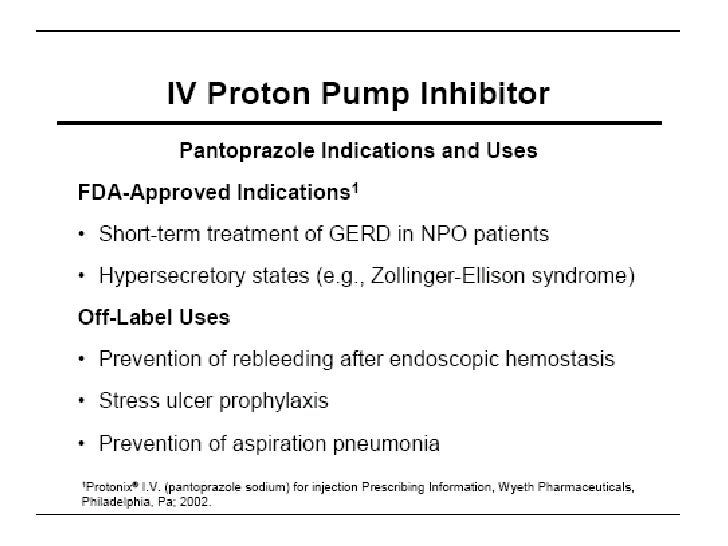 Stress Ulcer Prophylaxis In The Icu