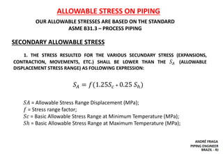 Introduction to Stress Analysis and Piping Vibration Analysis | PPTX