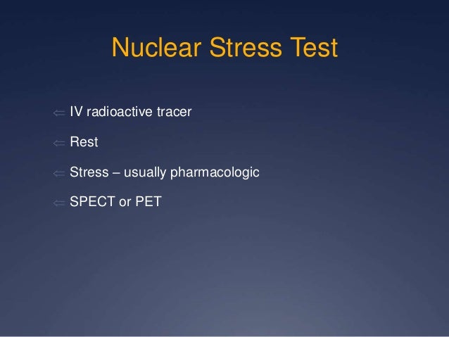 Persantine Thallium Stress Test