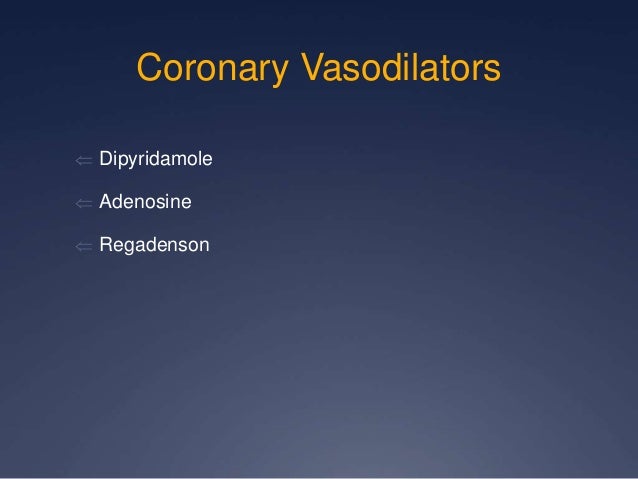 Dipyridamole Persantine Stress Test