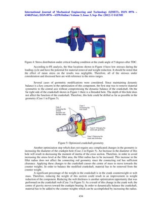 Stress analysis and optimization of crankshaft under dynamic loading 2 ...