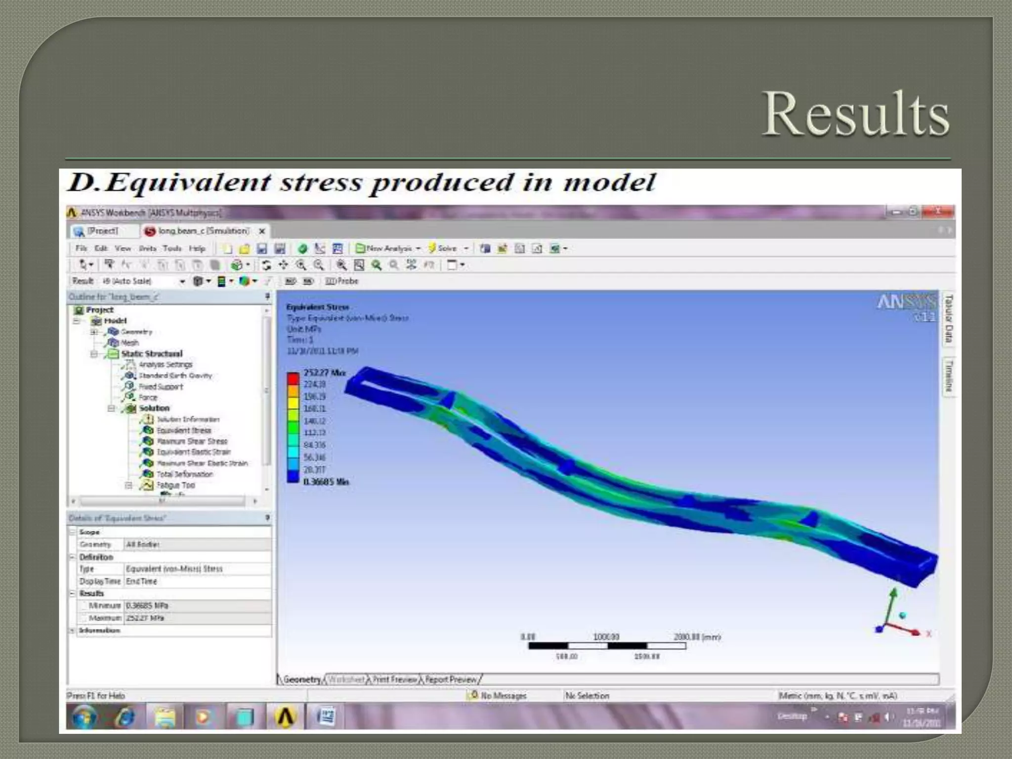 Stress analysis of chassis ppt