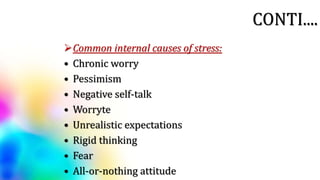 Stress and adjustment disorders