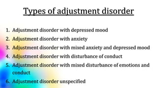 Stress and adjustment disorders