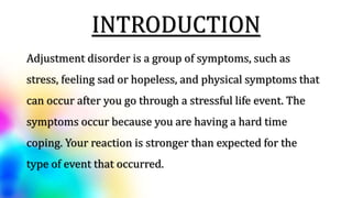 Stress and adjustment disorders
