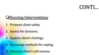 Stress and adjustment disorders