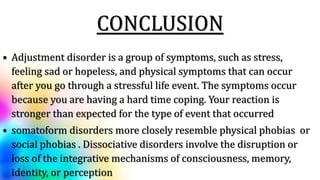 Stress and adjustment disorders