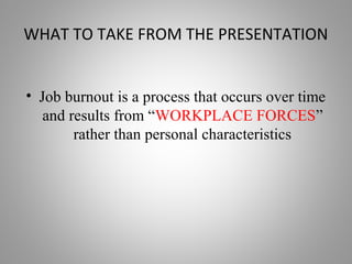 Stress and burnout | PPT