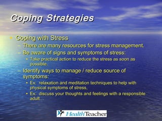 Stress and depression | PPT