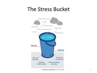 The Stress Bucket
4
Breath & meditation
 
