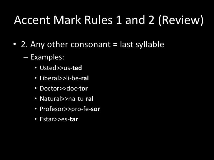 3Stress and written accent marks part 2 (recorded in 2prts)