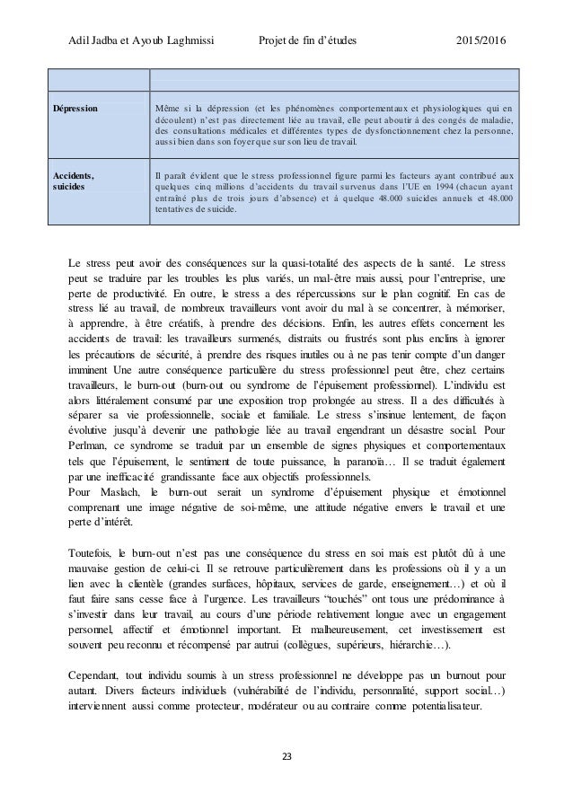 Gestion Stress Au Travail