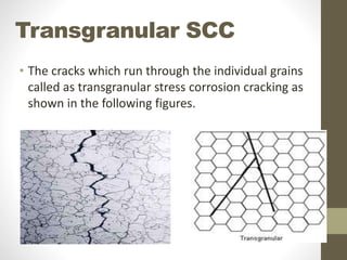 Stress corrosion cracking | PPTX