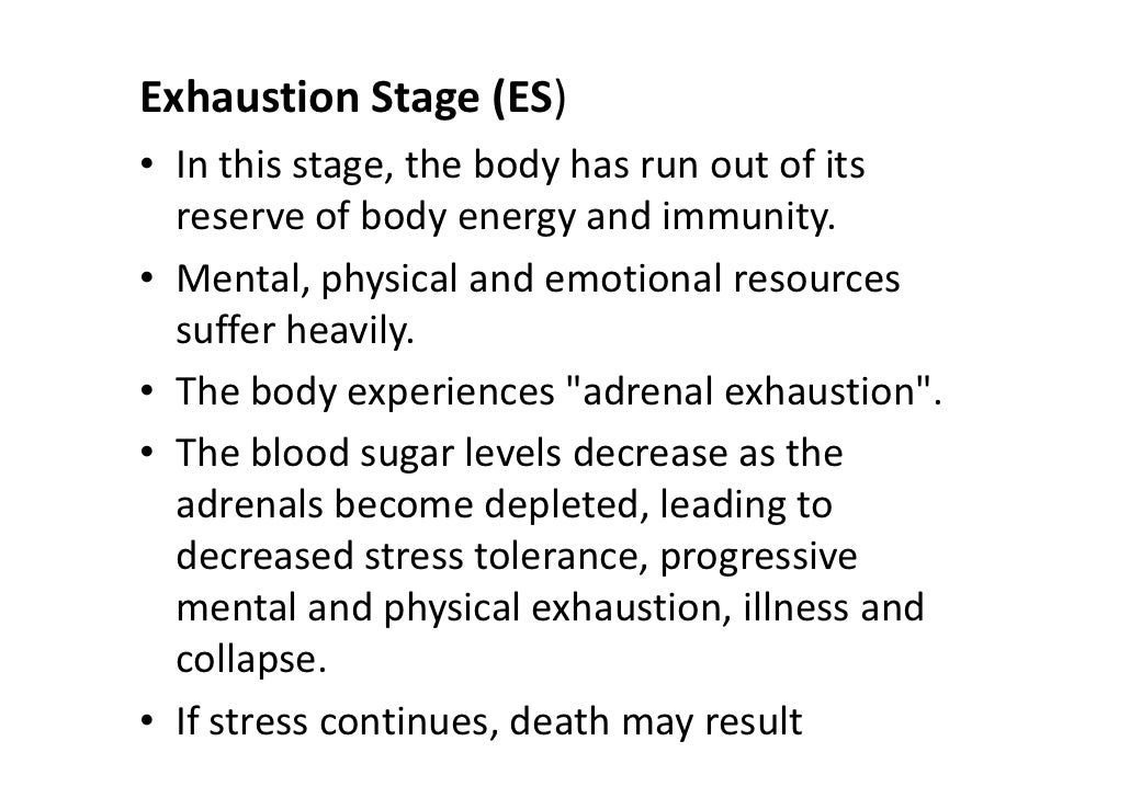 Stress & crisis mode]