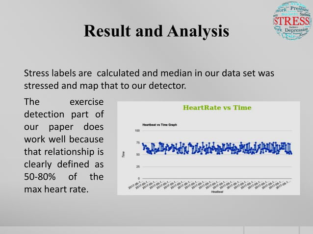 Stress detection using machine learning and iot