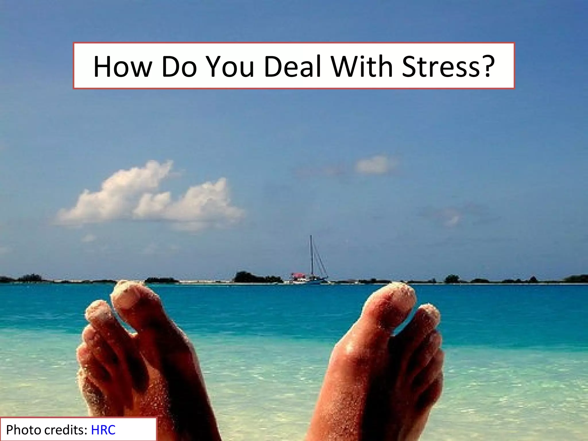 Photo credits: HRC How Do You Deal With Stress?