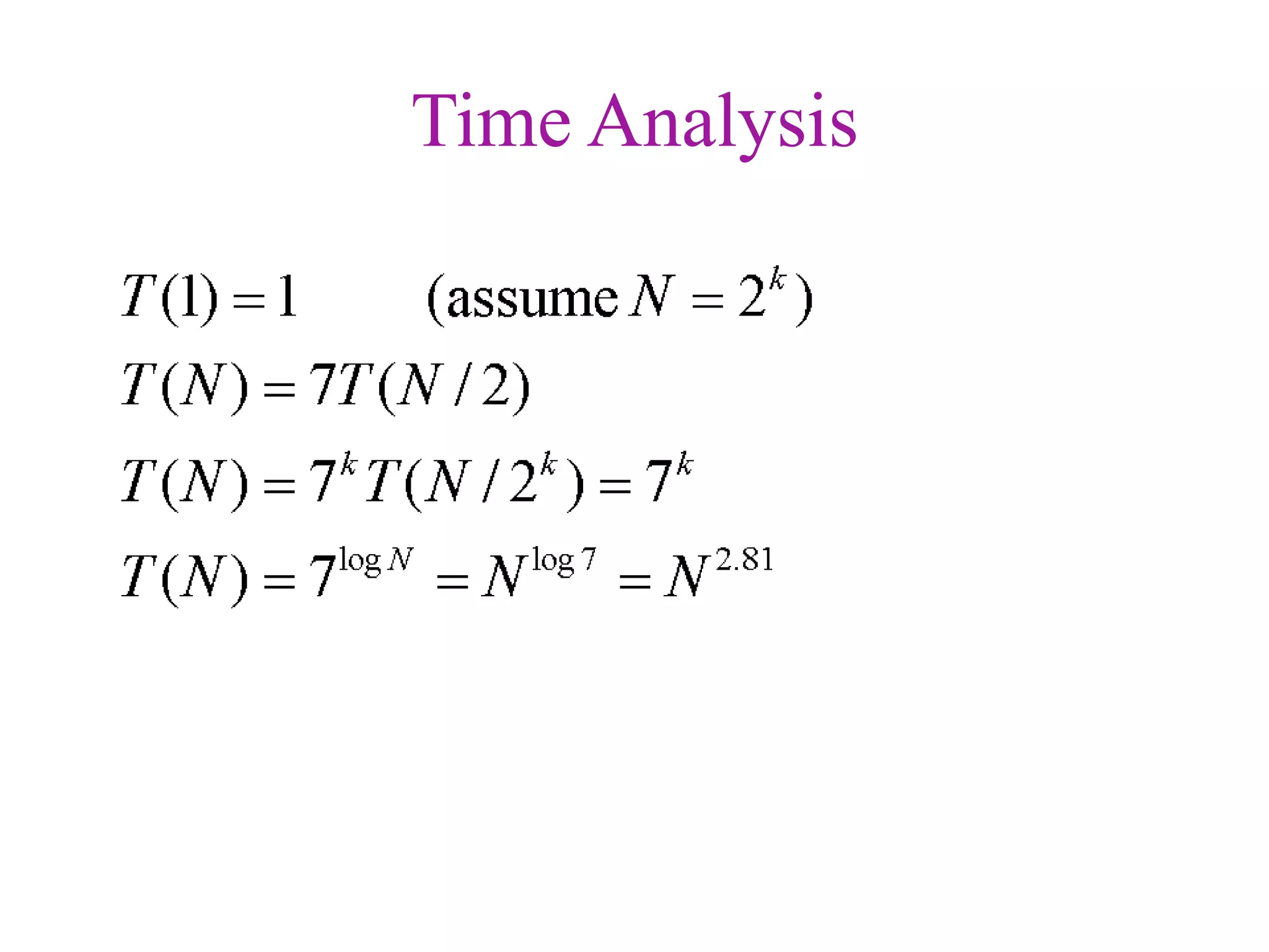 Time Analysis

 