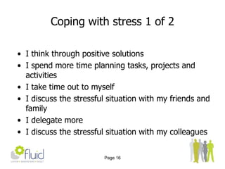 18% of organisations have undertaken stress audits to identify causes of the problem in the workplace 
