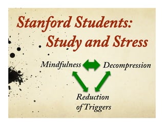 Stress:
How do we manage it
  in a busy world?




    Jordan Arellano
  December 10 th, 2012
 