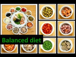 Which is the most balanced meal?
Balanced diet
 